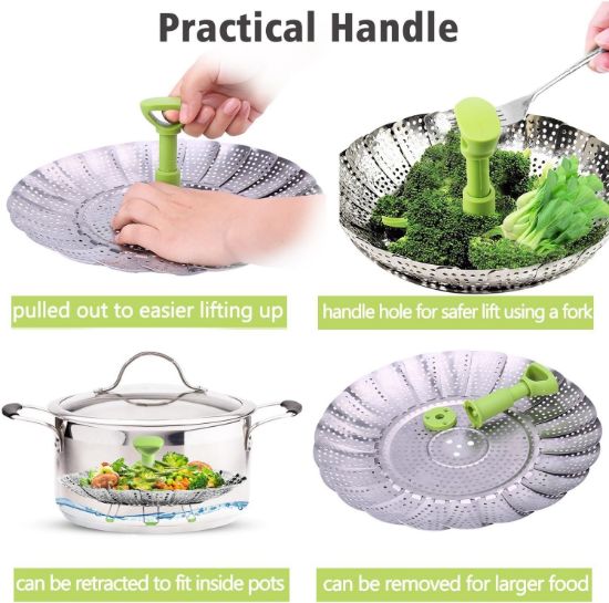 Picture of Steamer Basket Stainless Steel Vegetable