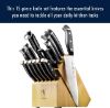 Picture of Premium Quality 15-Piece Knife Set with Block