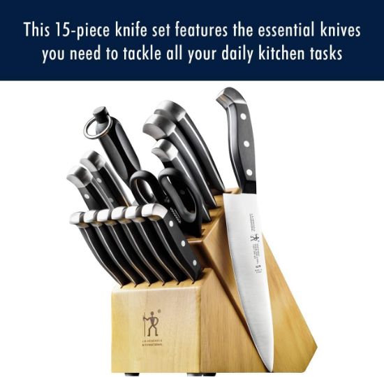 Picture of Premium Quality 15-Piece Knife Set with Block