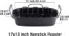 Picture of  Nonstick Roasting Pan Bakeware Roaster with Rack, 17x13-inches, Black