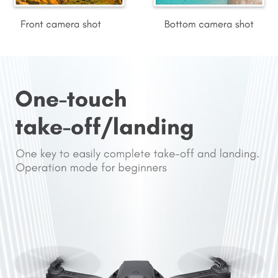 Picture of H66 aerial photography drone high definition dual camera folding quadcopter fixed height remote control aircraft toy