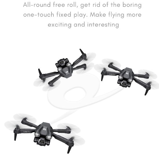 Picture of H66 aerial photography drone high definition dual camera folding quadcopter fixed height remote control aircraft toy