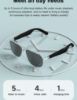 Picture of Fashion smart bluetooth silver frame glasses