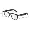 Picture of New smart bluetooth black frame glasses