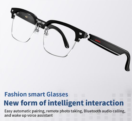 Picture of Fashion smart bluetooth half frame glasses