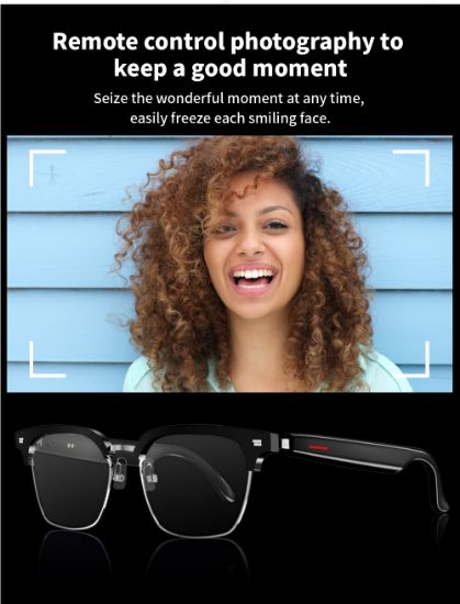 Picture of Fashion smart bluetooth half frame glasses