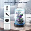 Picture of Desktop Small Fish Tank | Maintenance-Free, Year-Round Pure Water 12*20cm