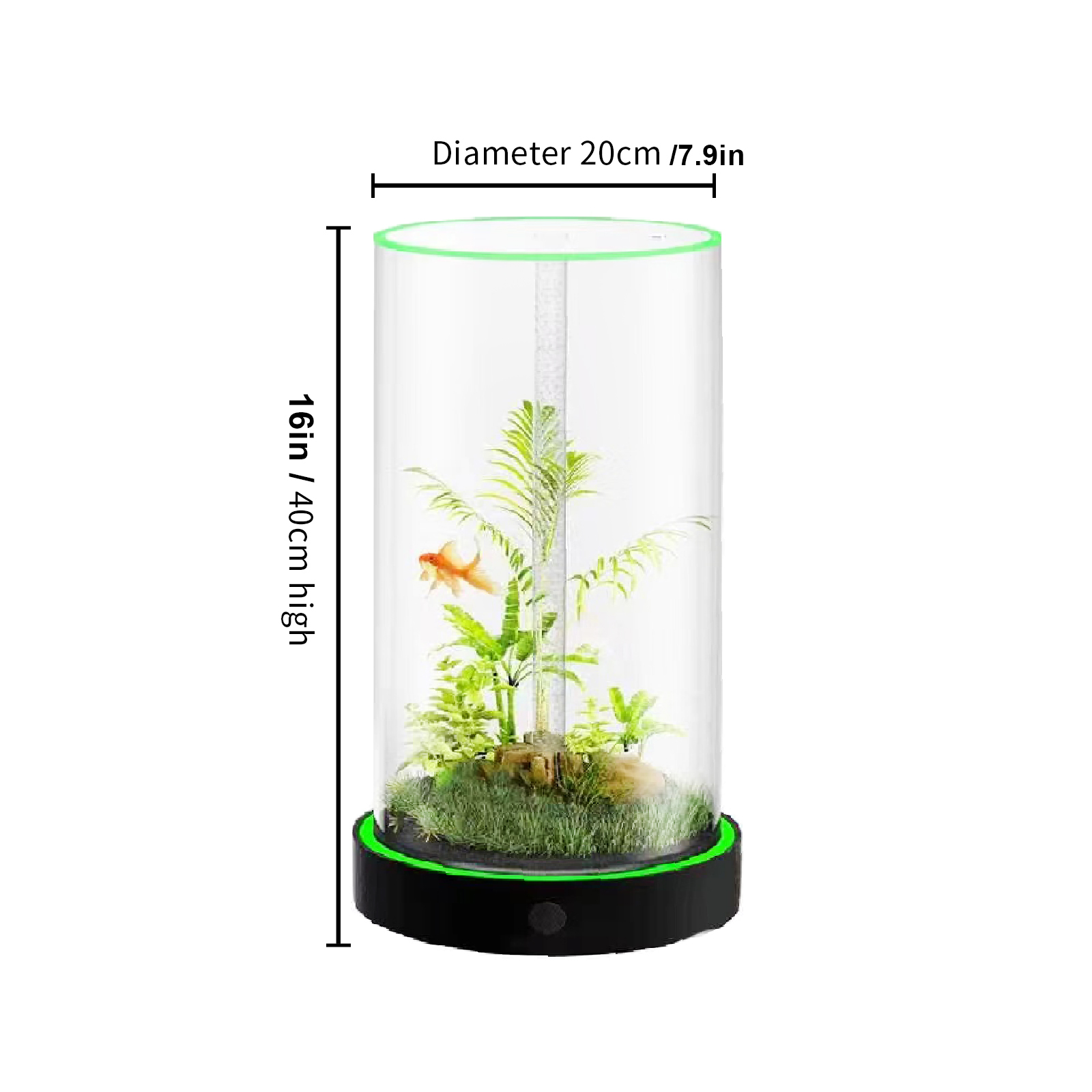 HotsellUS. Family Fun Desktop Aquarium | Easy Maintenance, Stunning ...