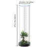 Picture of Unique Gift - Weekend Circular Desktop Aquarium | Plug-and-Play Aquatic Wonderland 16*55cm