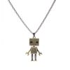 Picture of Tiny Cute Robot Necklace for Men, Movable Robot Pendant Necklace with 27.6” Chain, Punk Rock Robot Amulet Necklace