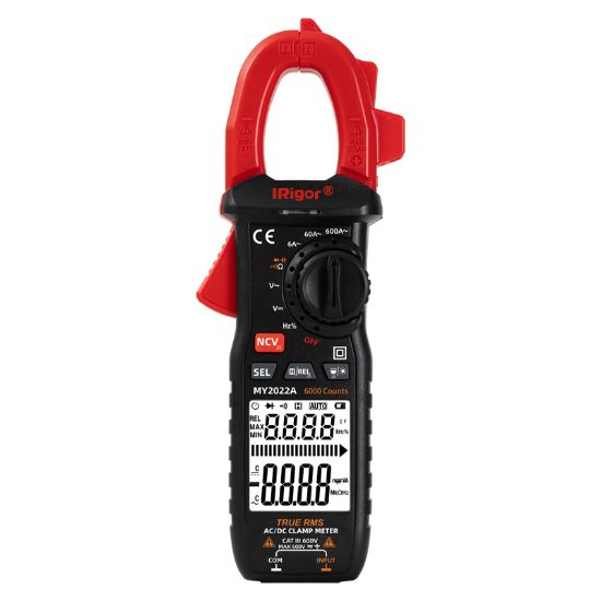 Picture of MY2022A Clamp Meter Digital Multimeter True RMS Pliers Ammeter Voltmeter Frequency Continuity Electrical Multi Tester