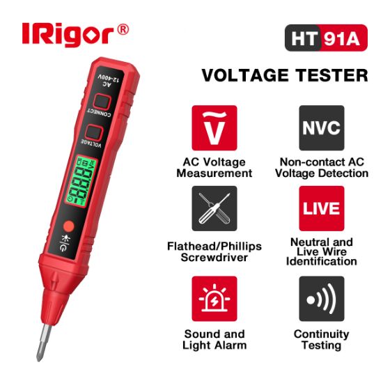 Picture of HT91A multi function Volatage Tester with LCD display