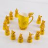 Picture of Dingliu Zodiac Ceramic Wine Set Imperial Yellow Set