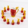 Picture of Dingliu Zodiac Ceramic Wine Set Imperial Yellow Set