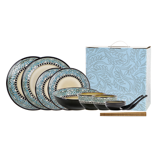 Picture of Ding Liu Purus coast tableware gift box set 2 persons 4 persons 6 persons tableware gift box