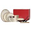 Picture of Dingliu European Beige Cameo Set Daily Porcelain Tableware Set Gift Set