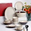 Picture of Dingliu European Beige Cameo Set Daily Porcelain Tableware Set Gift Set