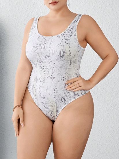 Picture of White plus size jumpsuit for women