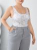 Picture of White plus size jumpsuit for women