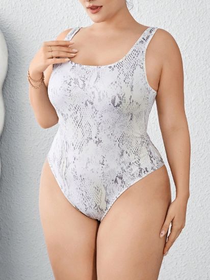 Picture of White plus size jumpsuit for women