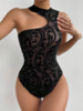 Picture of Black lace onesie