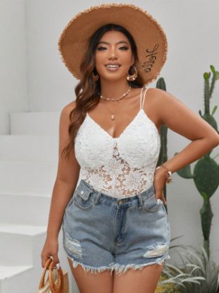 Picture of White lace top