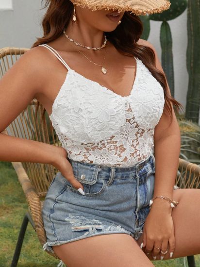 Picture of White lace top