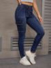 Picture of Women's stylish stretch jeans with side pocket