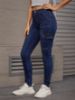 Picture of Women's stylish stretch jeans with side pocket