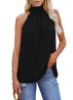 Picture of Sleeveless chiffon top