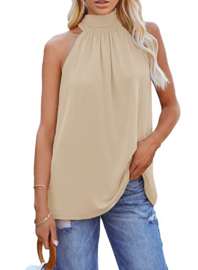 Picture of Sleeveless chiffon top